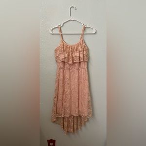 Love reign light pink dress with adjustable straps in size medium.